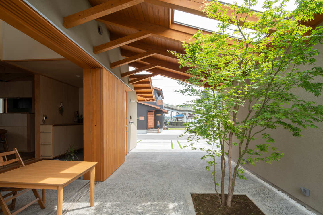 上並榎サニーサイド前庭